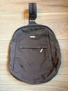 Baggallini Chocolate Brown Sling Belt Bag